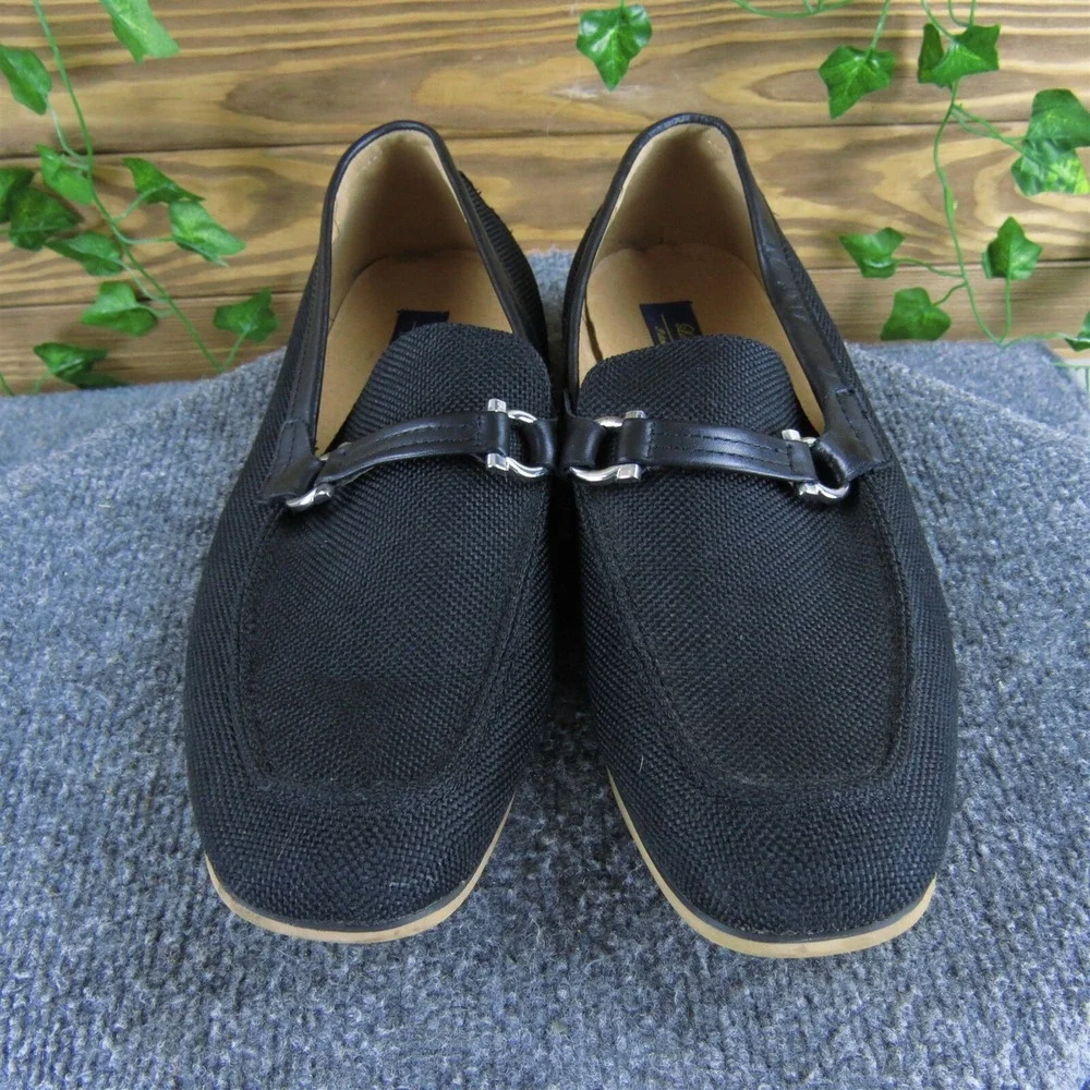 La Milano Men's Perf Loafer‎ Black Leather Size 11 Medium  Used 2025